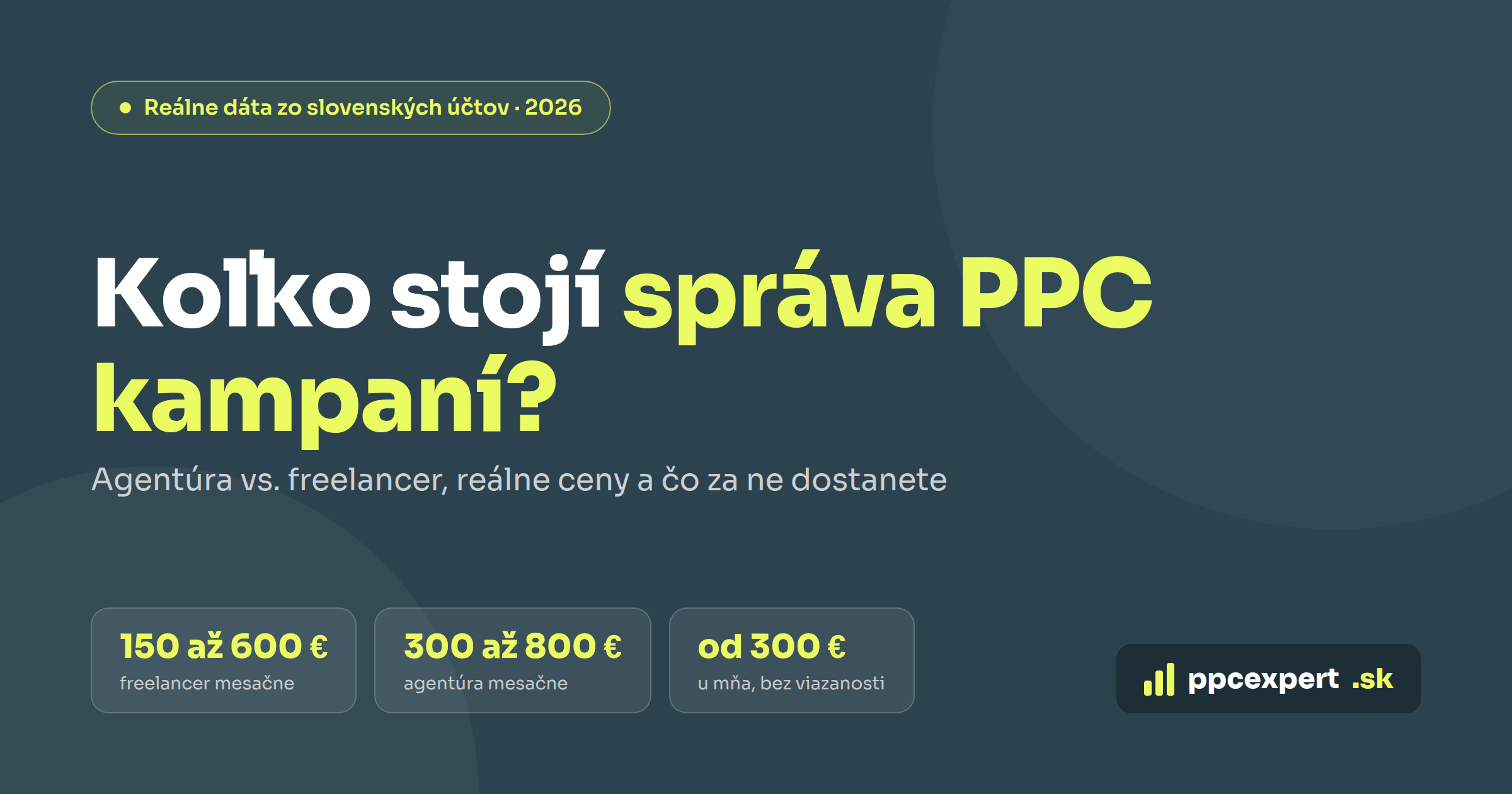 Koľko stojí správa PPC kampaní? Reálne ceny agentúr a freelancerov v 2026